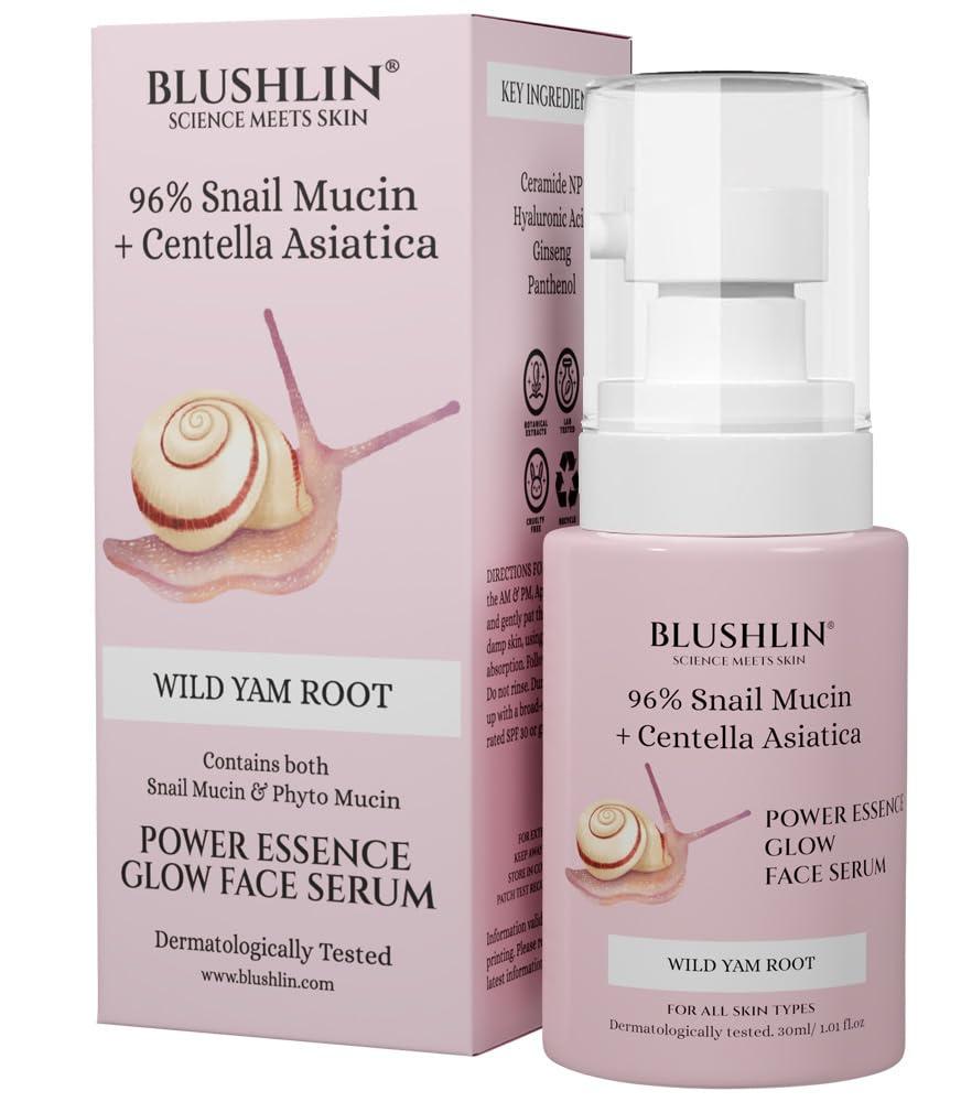 96% Snail Mucin + Centella Asiatica Power Essence Glow Face Serum