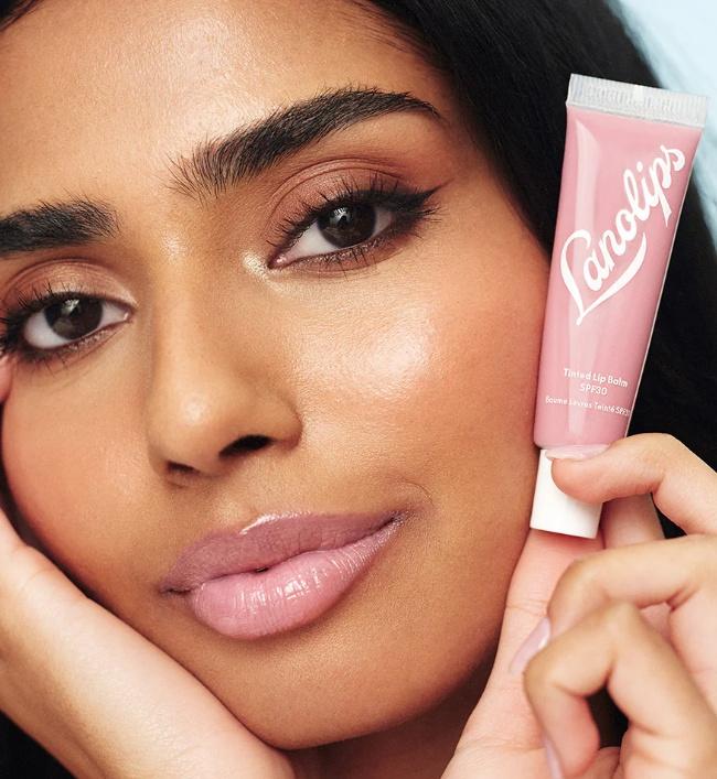 Tinted Lanolin Lip Balm SPF30 Rose