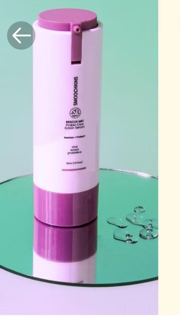 ￼smoochkins Rescue Me! Probio Cica Ectoin Serum 30ml - Skin Repair Serum