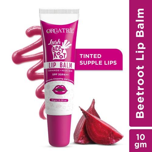 Beetroot Tinted Lip Balm SPF 30 With Ceramide & Kojic Acid For Dark, Chapped Lip Beetroot