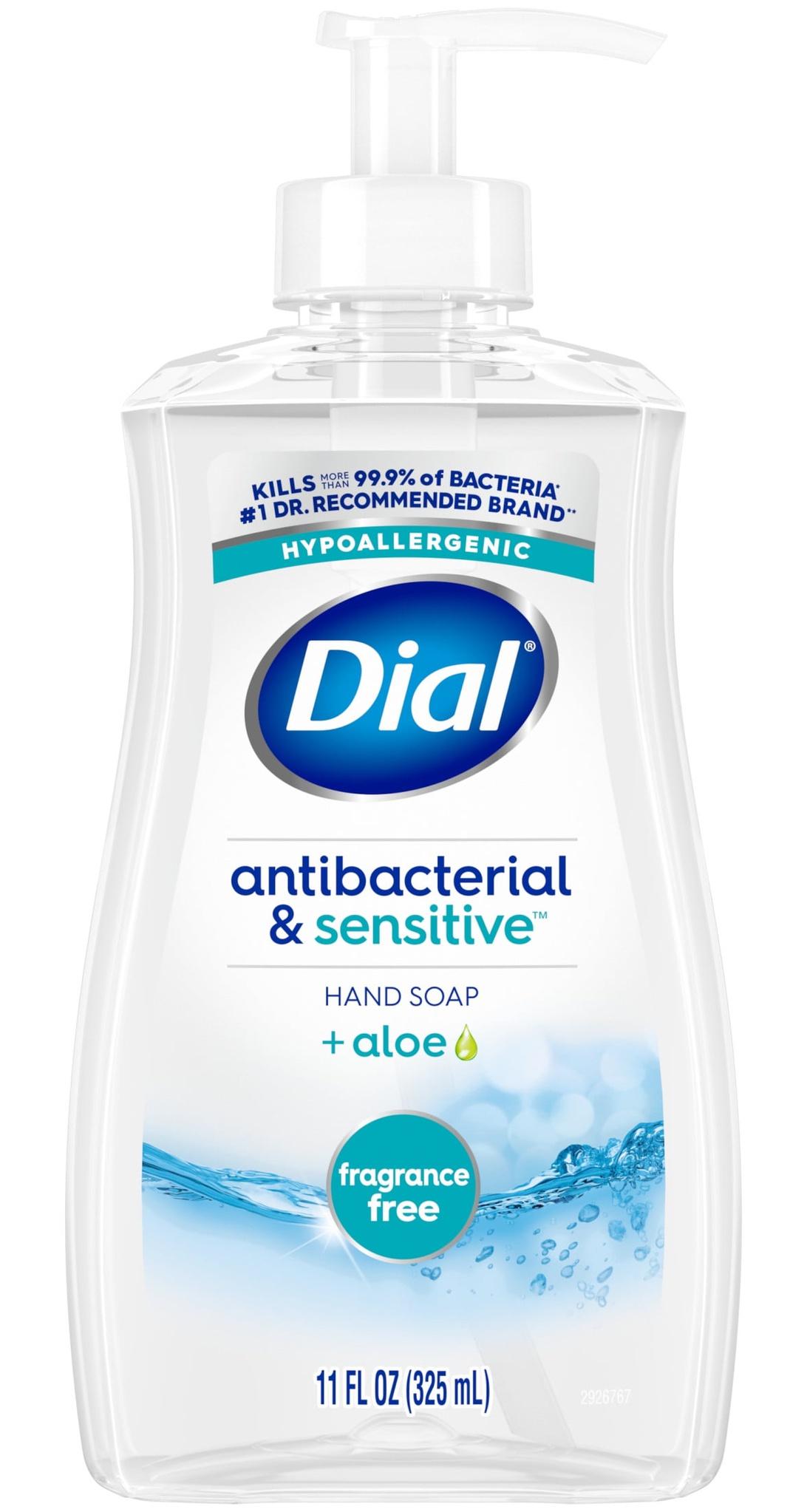 Liquid Hand Soap, Antibacterial & Sensitive, Fragrance Free