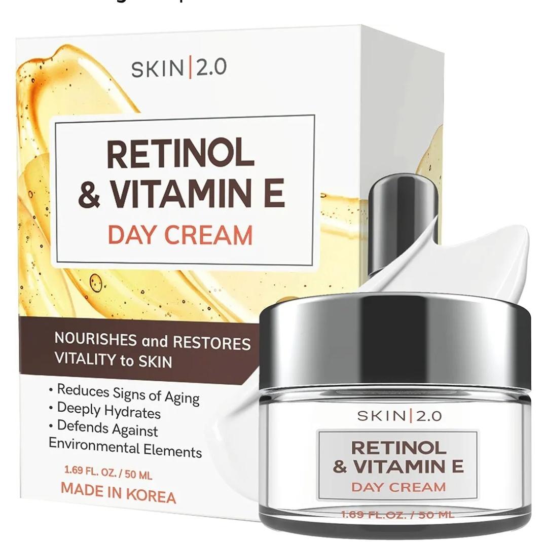 Retinol & Vitamin E Day Cream Face Moisturizer