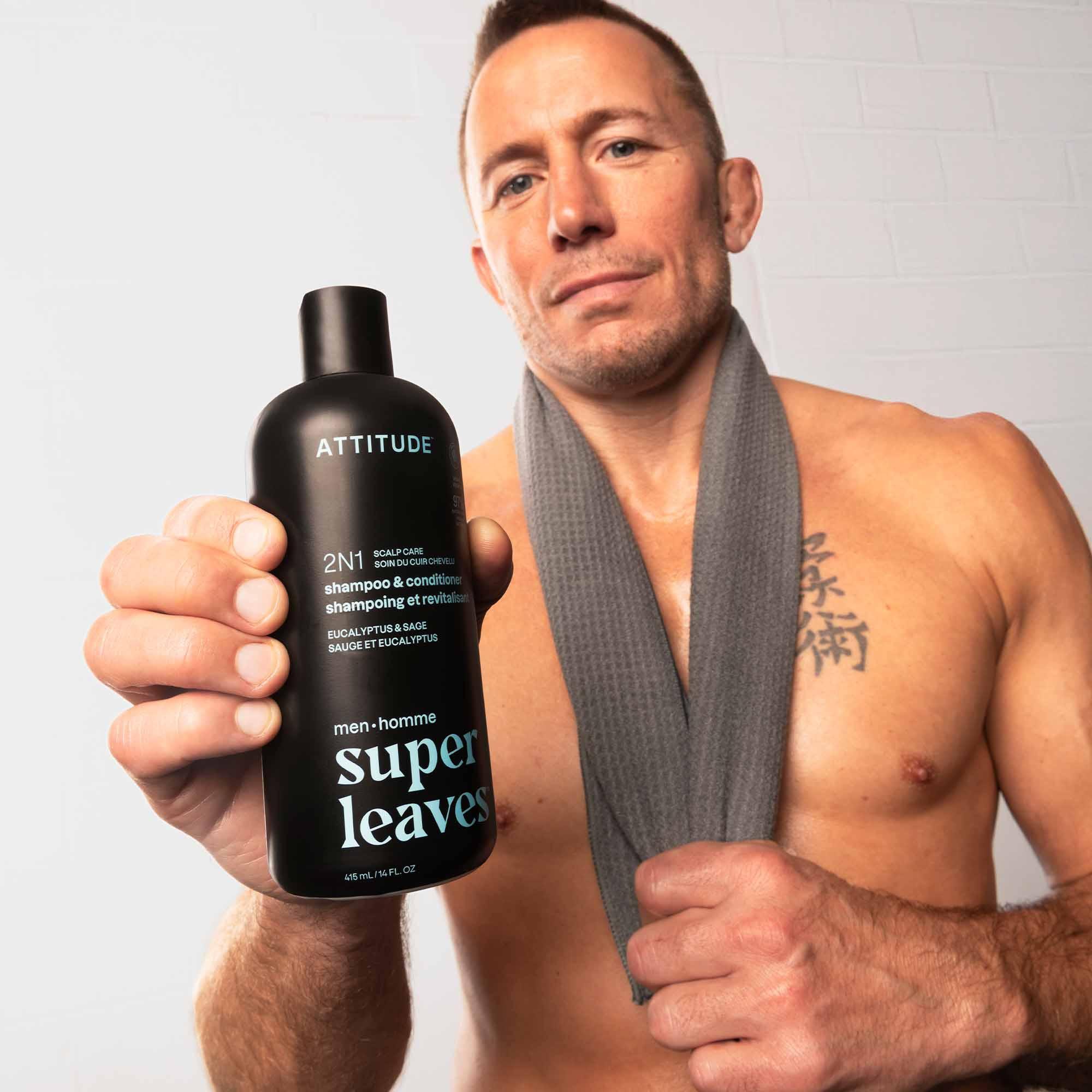 Mens 2 In 1 Shampoo And Conditioner