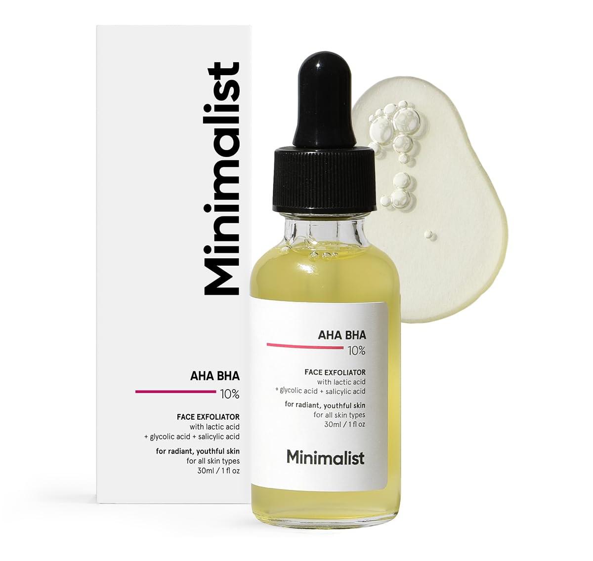 Minimalist 10% AHA BHA Exfoliating Serum