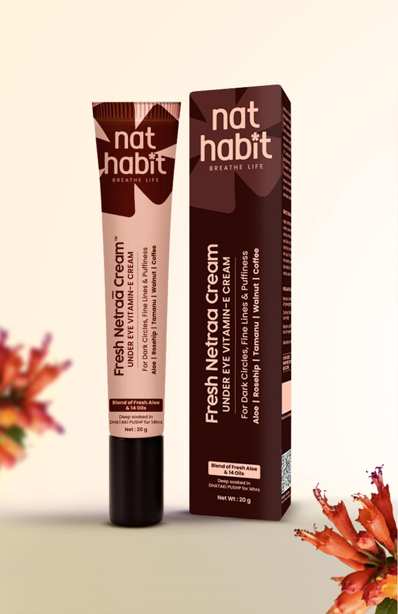 Fresh Netraā Cream - Dhataki Soaked Undereye Care
