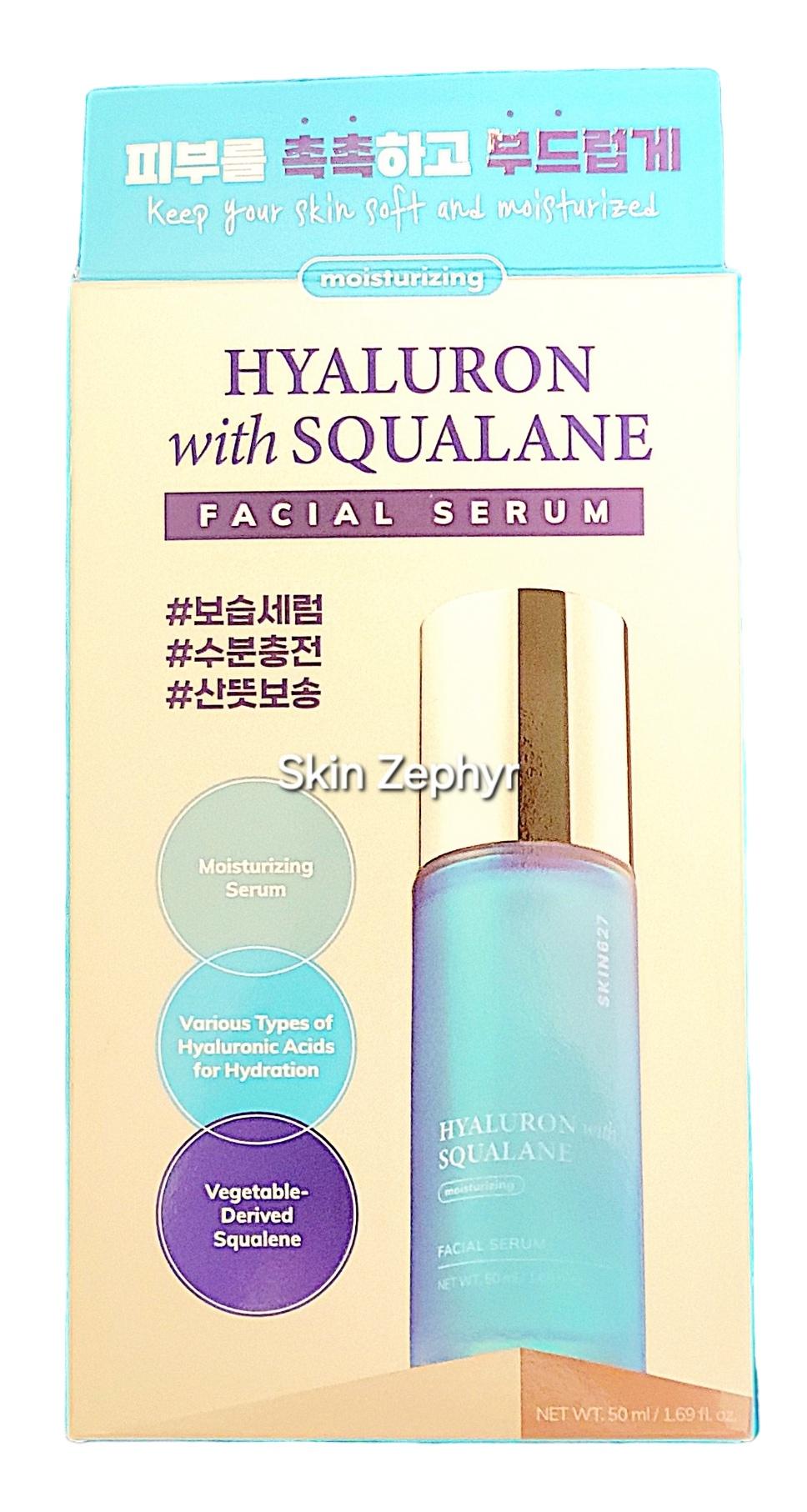 Hyaluron With Squalane Moisturizing Facial Serum
