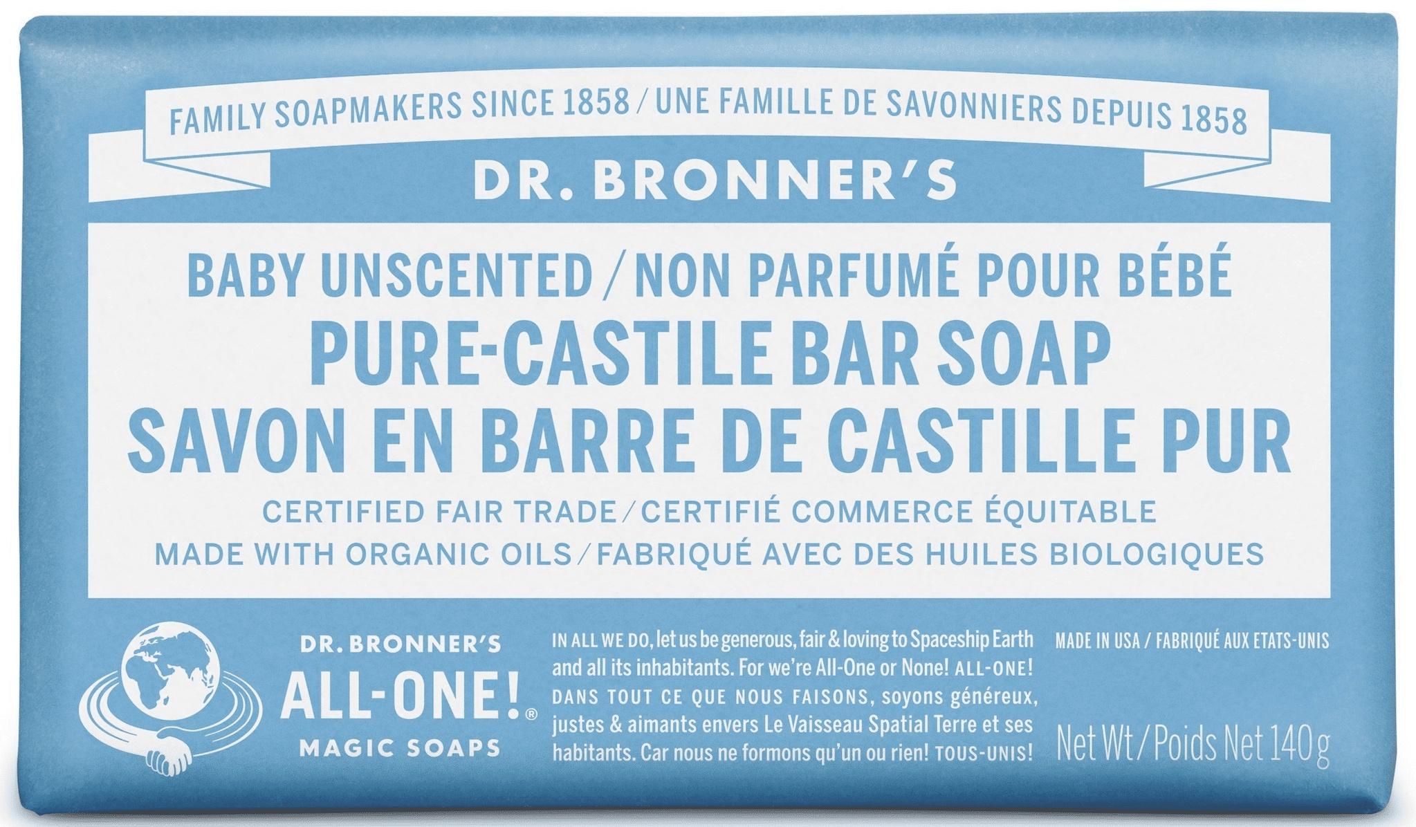 Pure Castille Bar Soap (unscented)