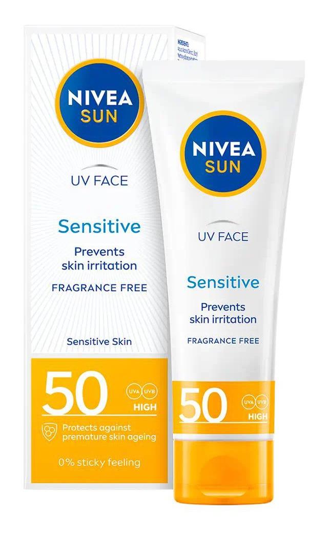 Sun UV Face Soothing Sensitive Sun Cream SPF50 2024
