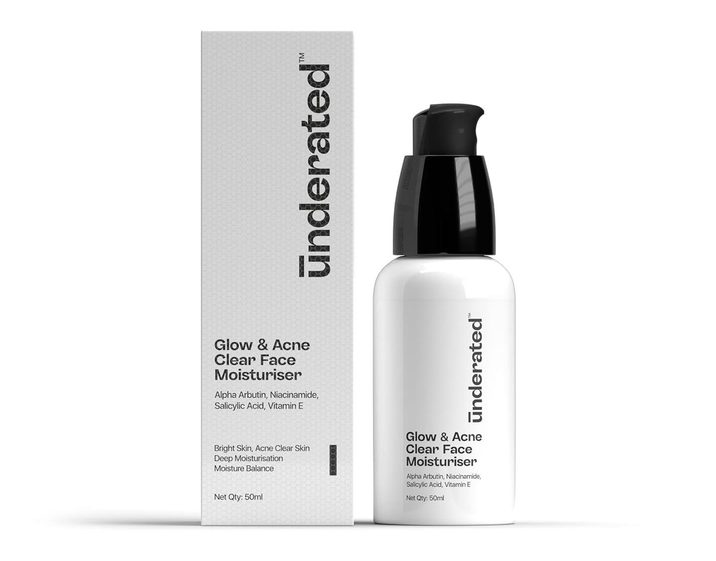 Glow And Acne Clear Face Moisturizer With Salicylic Acid And Vitamin E