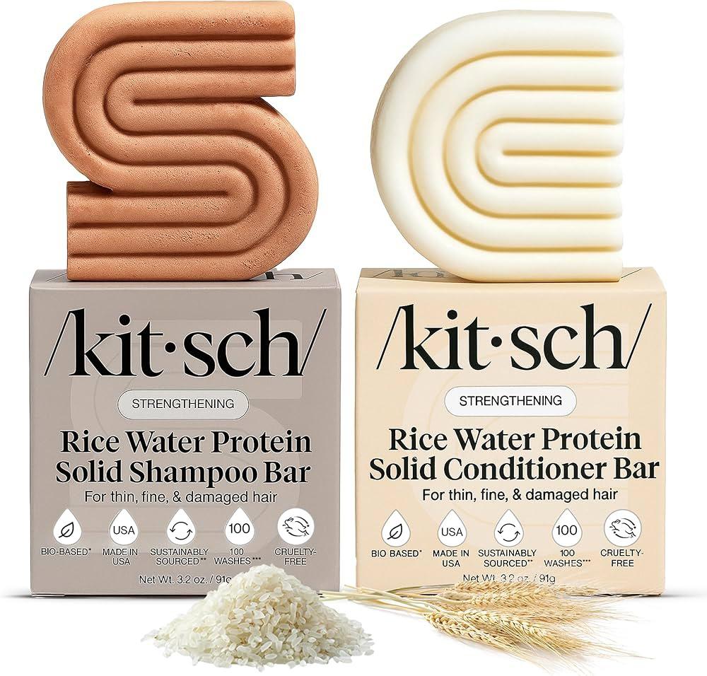Rice Water Protein Strengthening Solid Shampoo
