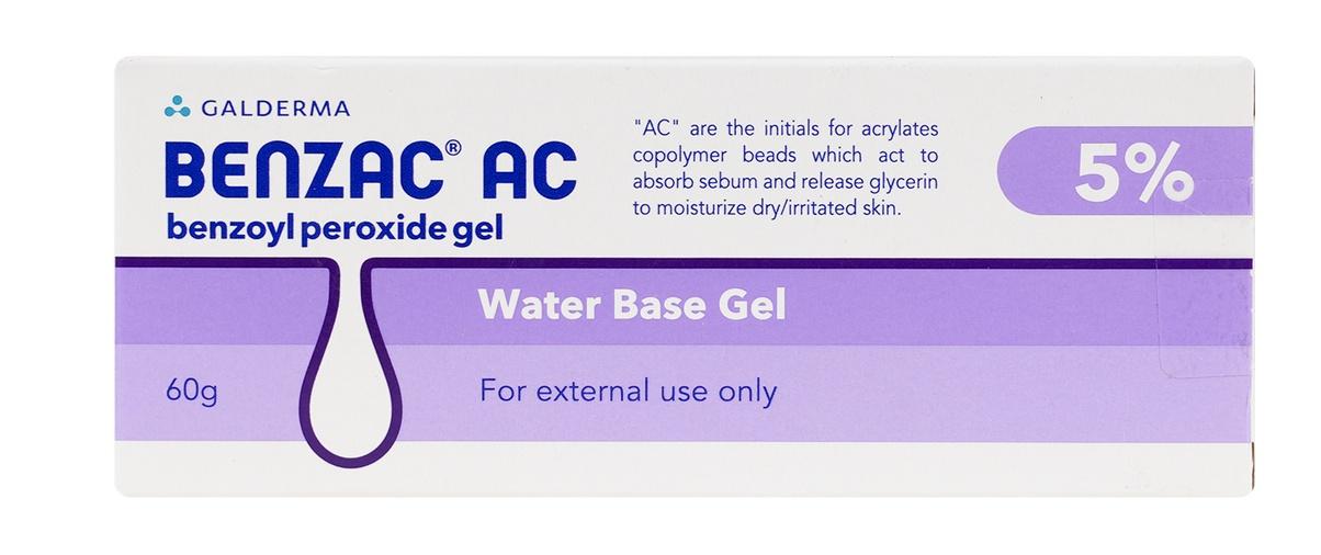 Benzac Ac Benzoyl Peroxide 5% Water Base Gel