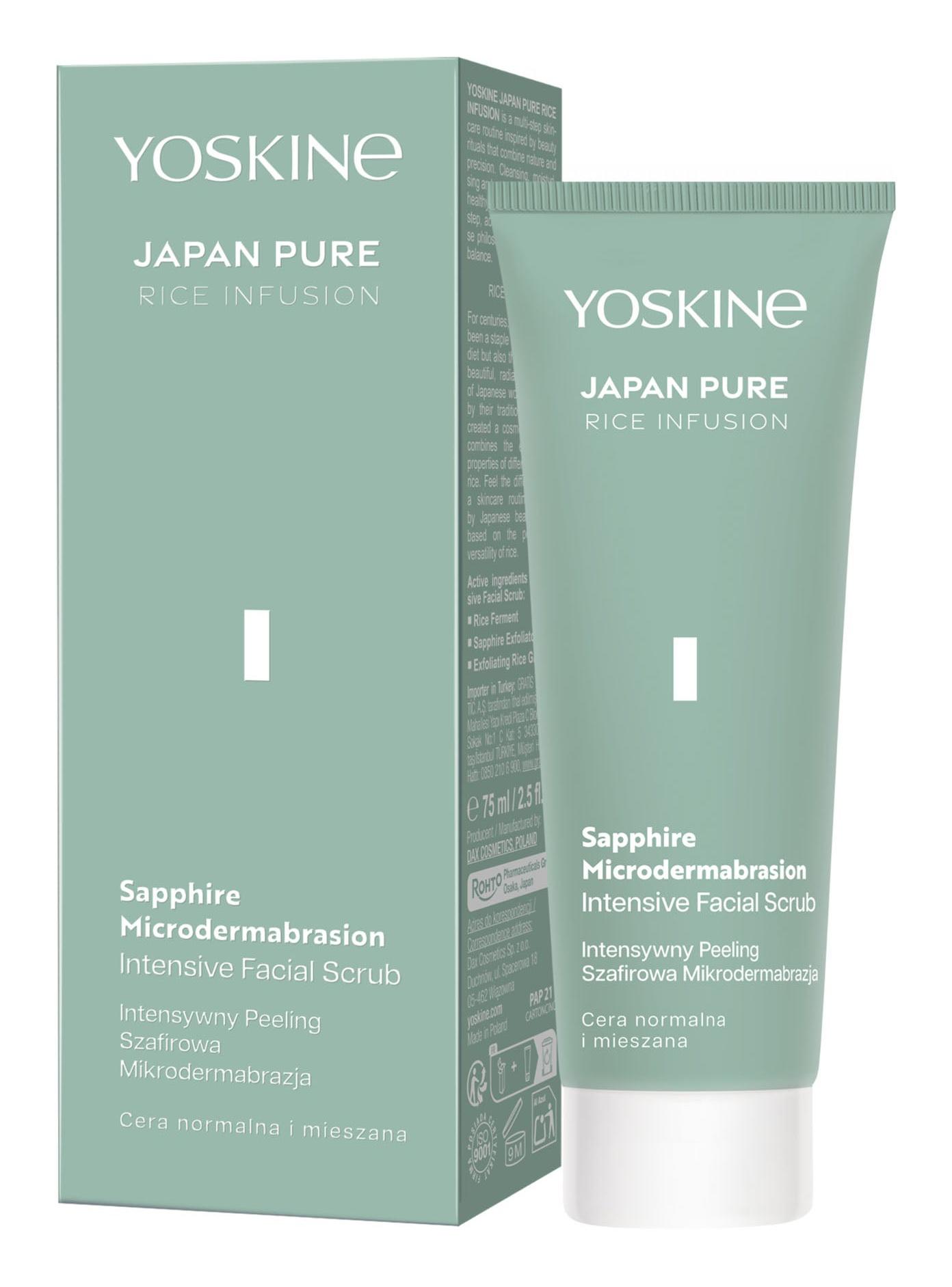 Japan Pure Rice Infusion Sapphire Microdermabrasion Intensive Facial Scrub
