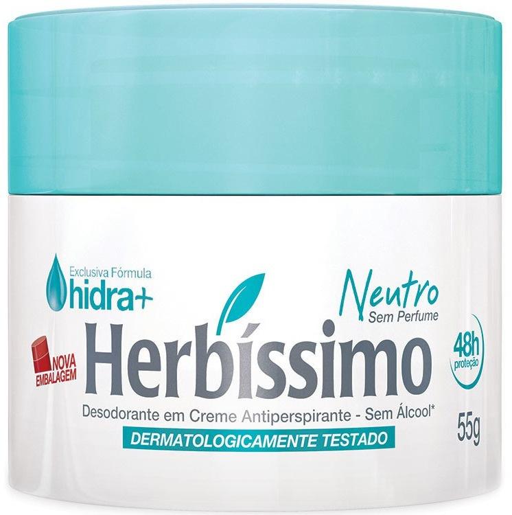 Desodorante Creme Antitranspirante Neutro