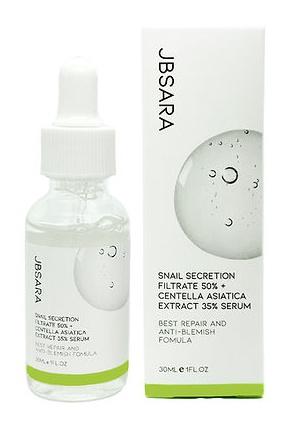 ￼jbsara Snail Secretion Filtrate 50% + Centella Asiatica Extract 35% Serum