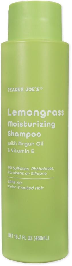 Lemongrass Moisturizing Shampoo With Argan Oil & Vitamin E