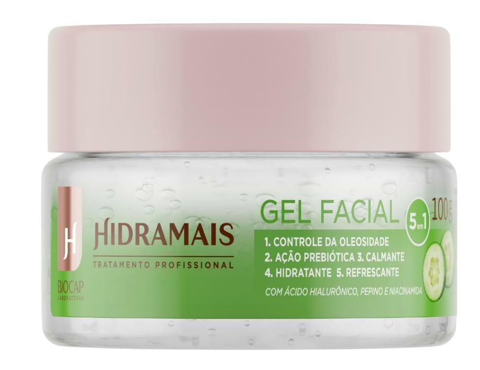 Gel Facial Hidratante Acido Hialuronico, Pepino E Niaciamida