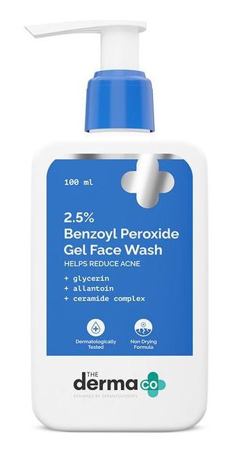 2.5% Benzoyl Peroxide Gel Face Wash
