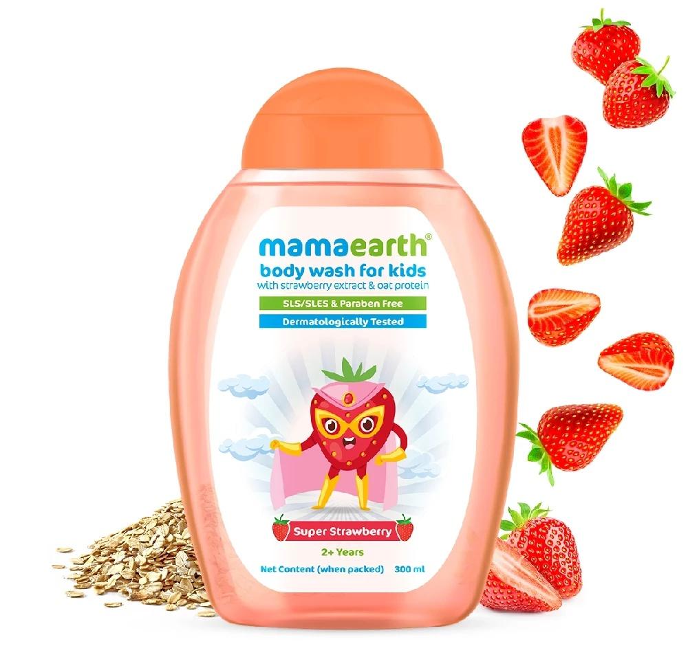 Strawberry Extract & Oat Peotein Body Wash For Kids