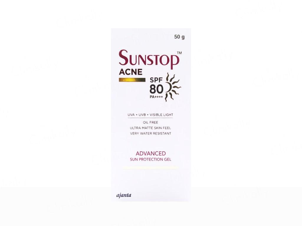 Sunstop Acne SPF 80 Pa+++ Advanced Sun Protection Gel