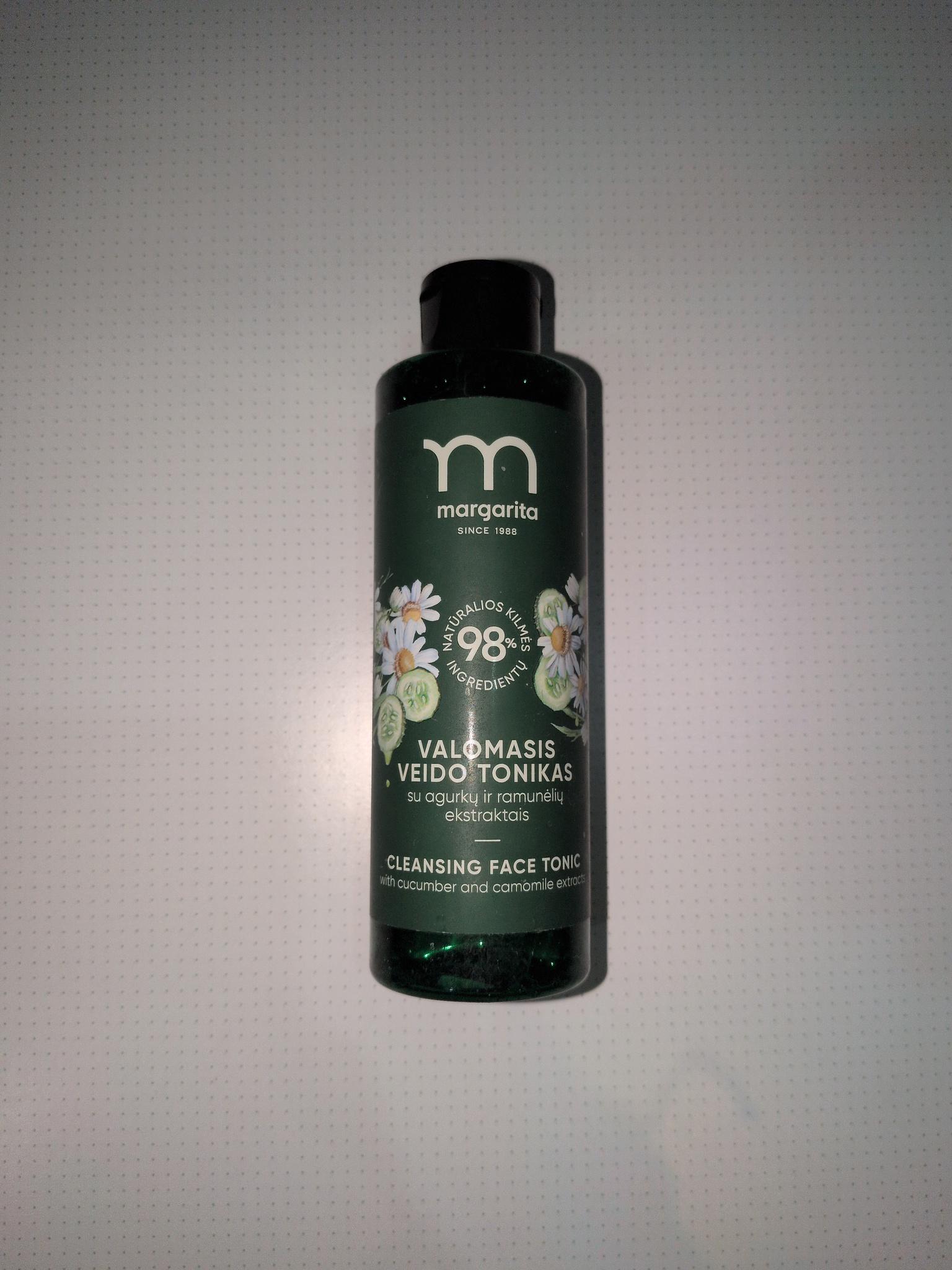 Cleansing Face Tonic With Cucumber And Camomile Extracts