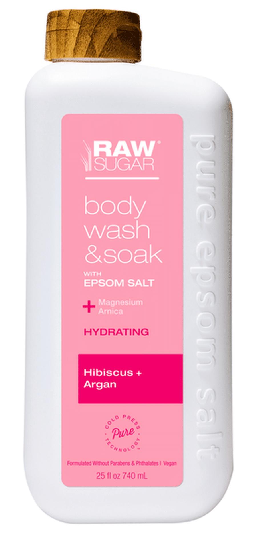 Body Wash & Soak With Epsom Salt Hibiscus + Argan