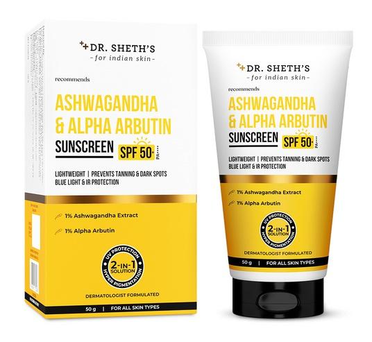 Aswagandha And Alpha Arbutin Sunscreen