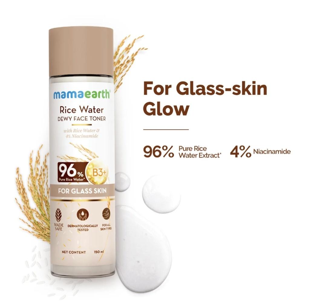 Rice Water Dewy Face Toner With Rice Water & 4% Niacinamide