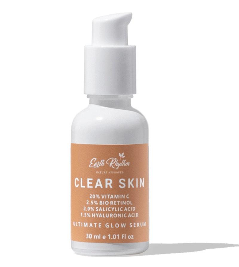 Clear Skin Serum - Vitamin C + E, Retinol, & Hyaluronic Acid