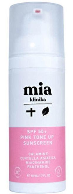 SPF 50 Pink Tone Up Tone Equalizing Pink Face Sun Cream