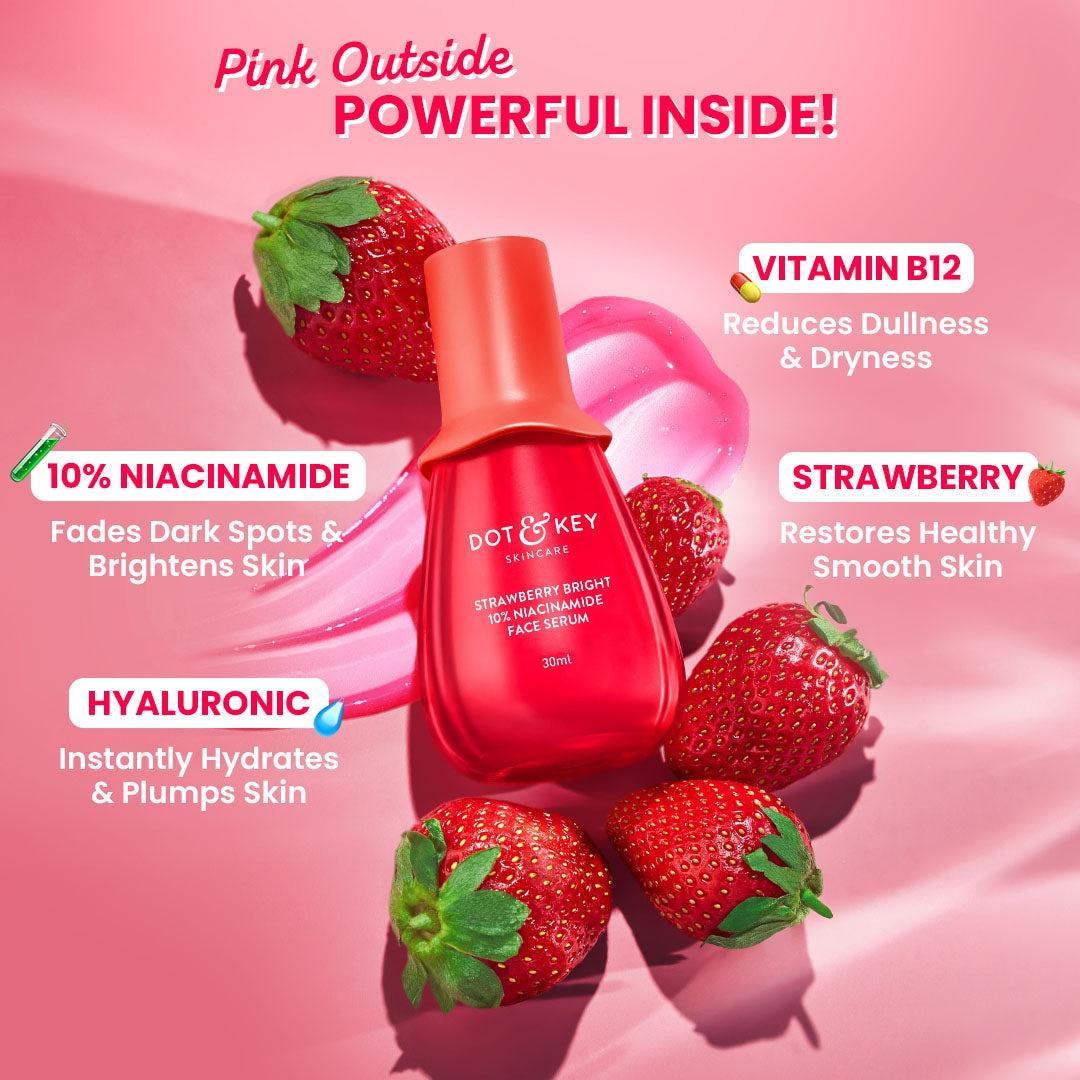10% Niacinamide + Strawberry Brightening Face Serum