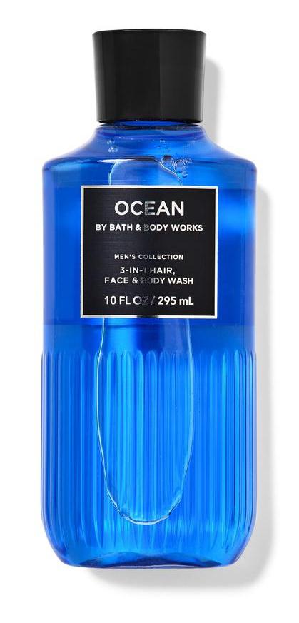 Ocean 3 In 1 Hair, Face, And Body Wash