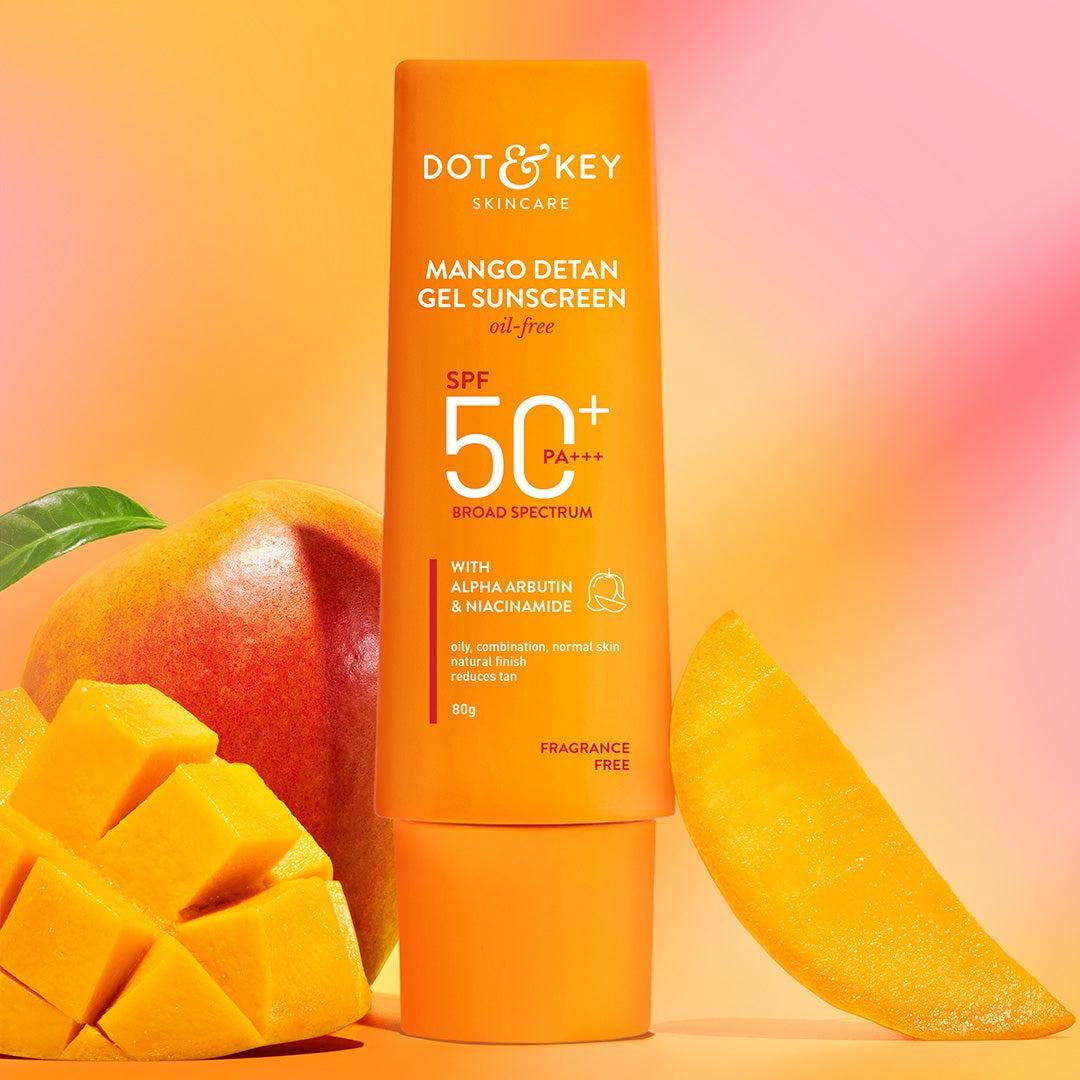 Mango+detan Gel Sunscreen