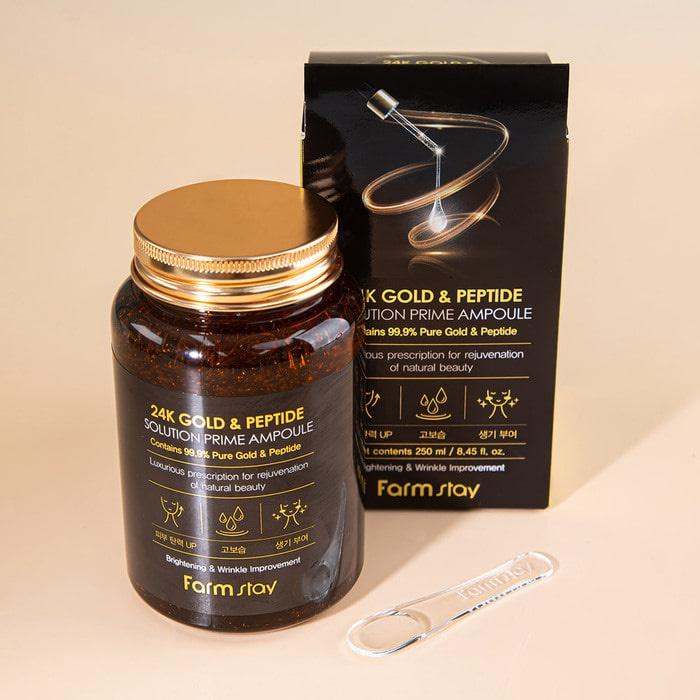 Farm Stay 24k Gold & Peptide Solution Prime Ampoule