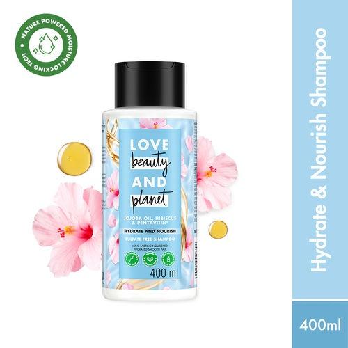 Jojoba Oil, Hibiscus & Pentavitin Hydrate & Nourish Shampoo