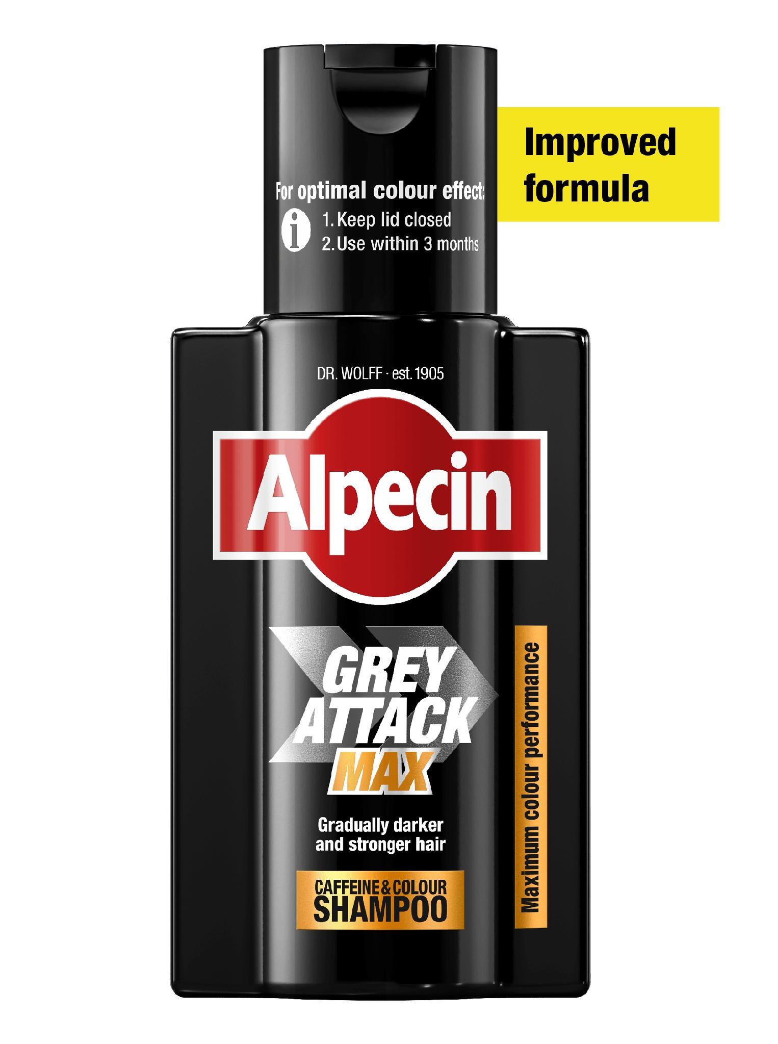 Grey Attack Max Caffeine & Colour Shampoo