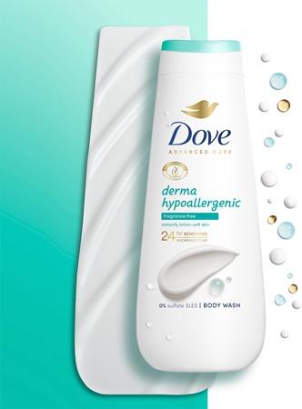 Derma Hypoallergenic Body Wash (Spain)