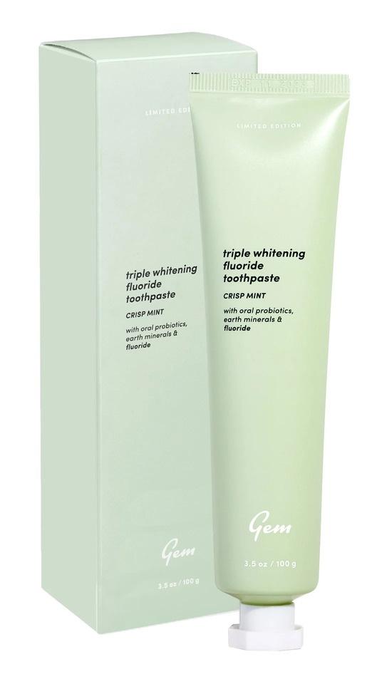 Triple Whitening Toothpaste Fluoride Crisp Mint