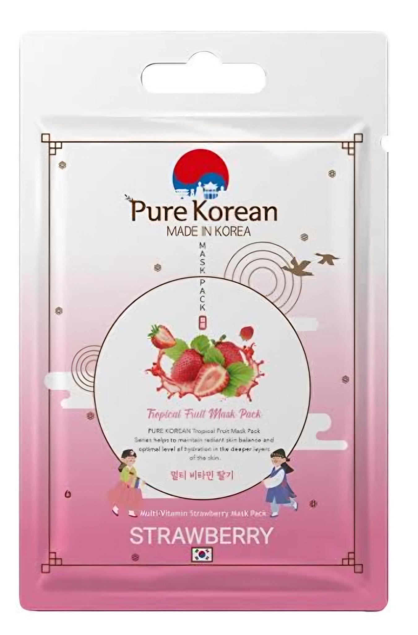Tropical Fruit Mask Pack Multi Vitamin Strawberry