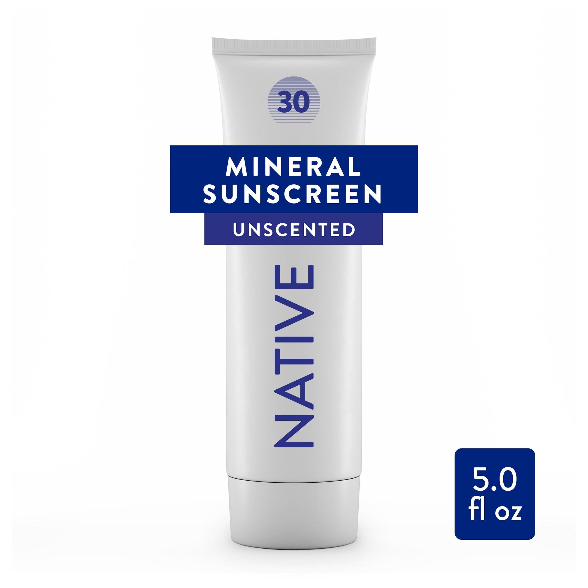 Mineral Sunscreen Lotion SPF 30 For Face and Body, Unscented