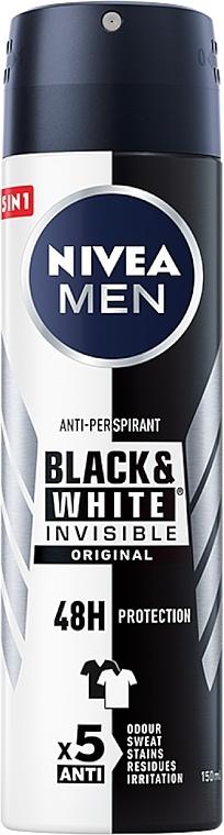 Black & White Invisible Power Original Spray 48 H