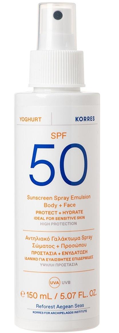 Yoghurt Sunscreen Spray Emulsion Body + Face SPF 50