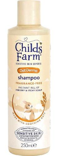Oatderma Shampoo Fragrance Free Sensitive Scalp Baby Kids Tear Free Formula