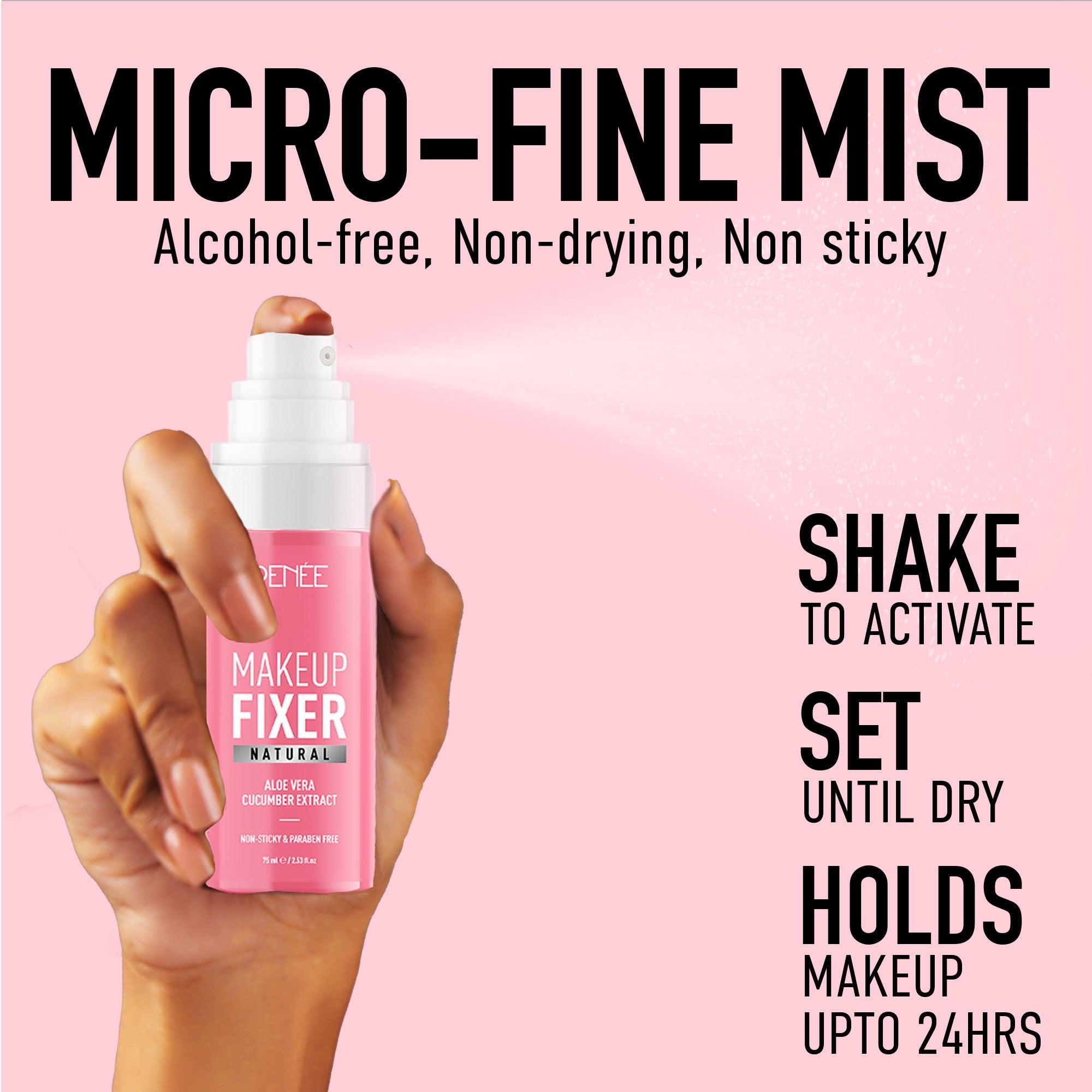 Alcohol-free Natural Makeup Fixing Spray