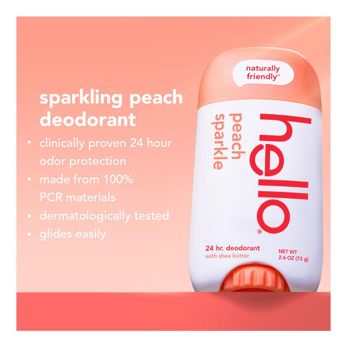 Peach Sparkle Deodorant