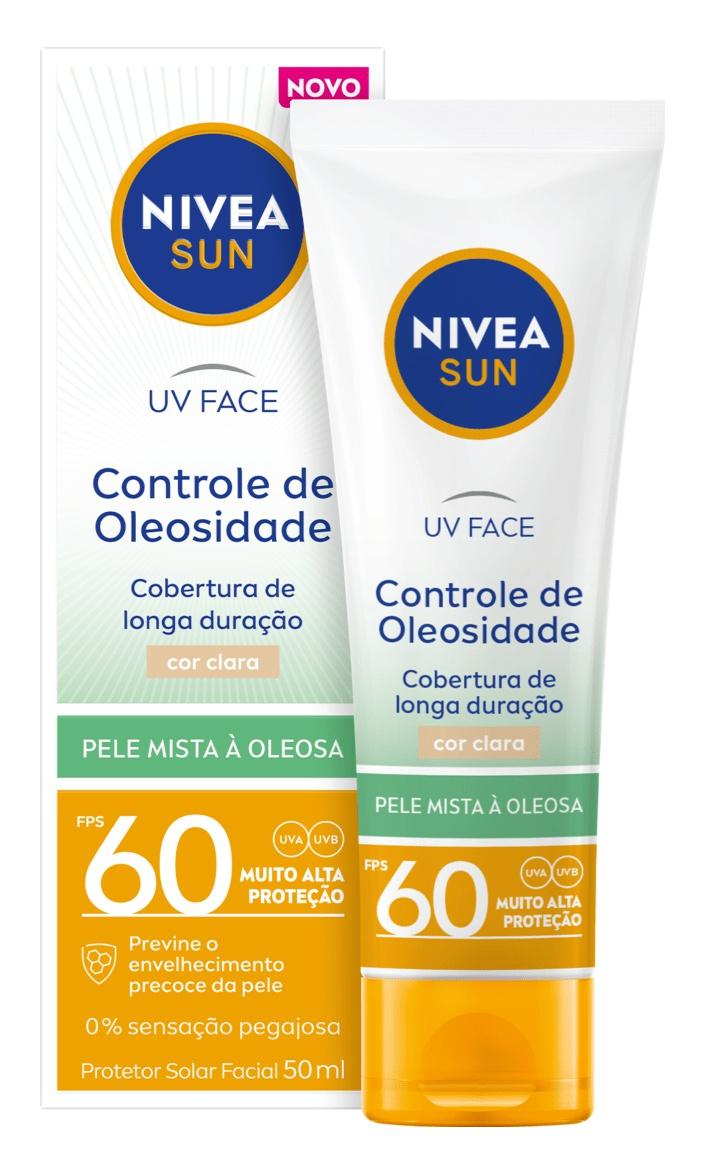 Sun UV Face Pele Oleosa FPS60 Cor Clara
