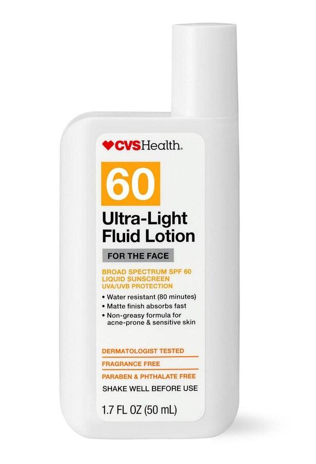 Ultra-Light Fluid Lotion For The Face, SPF 60