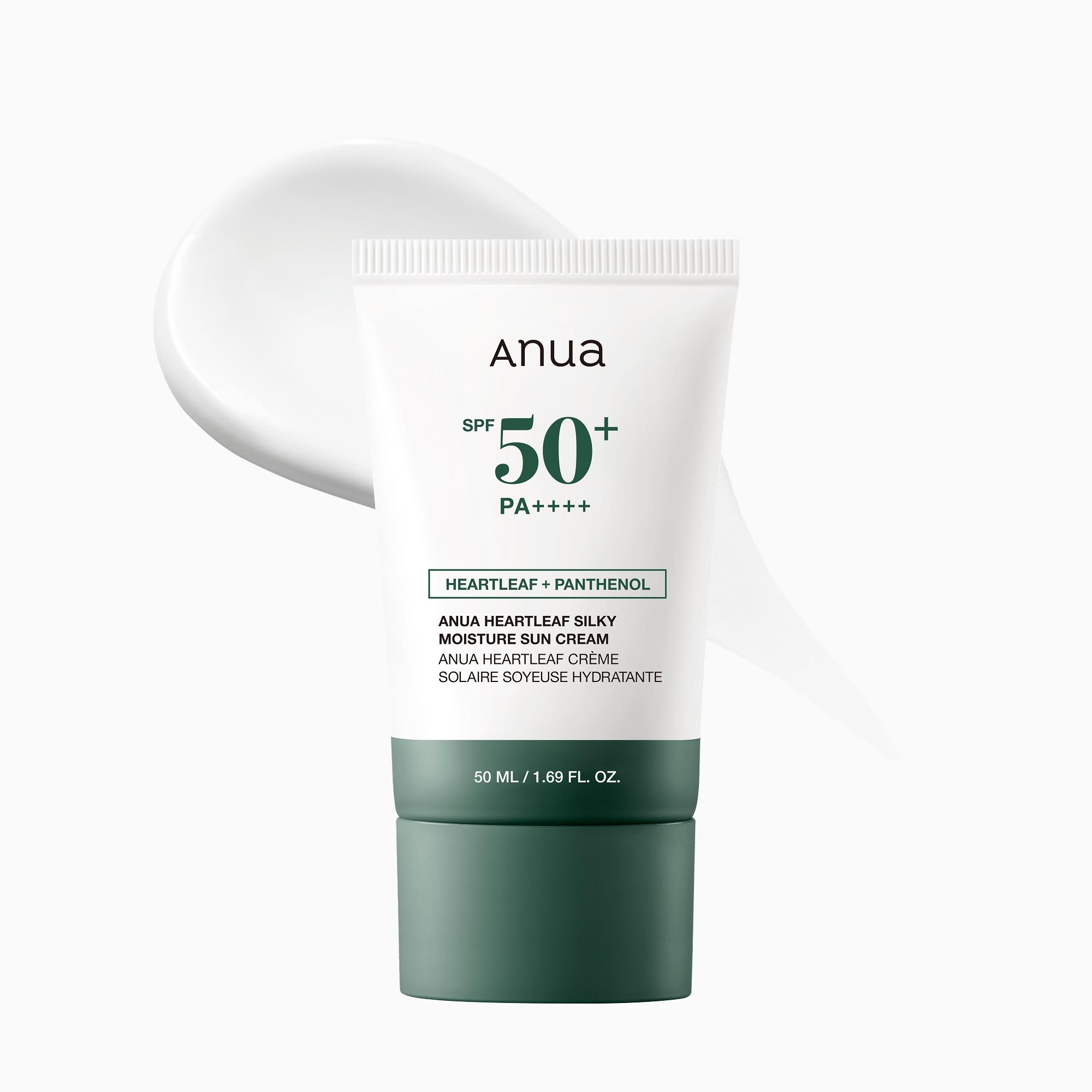 Heartleaf Silky Moisture Mild Sunscreen, Broad Spectrum SPF 50+