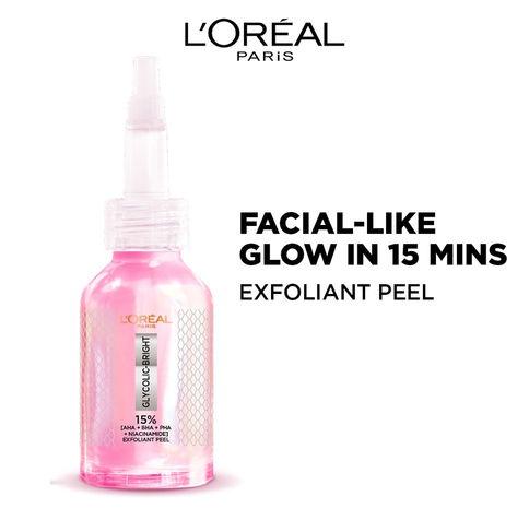L’oréal Paris Glycolic-bright Anti Dark Spot Exfoliant Peel 15% AHA + BHA + PHA + Niacinamide