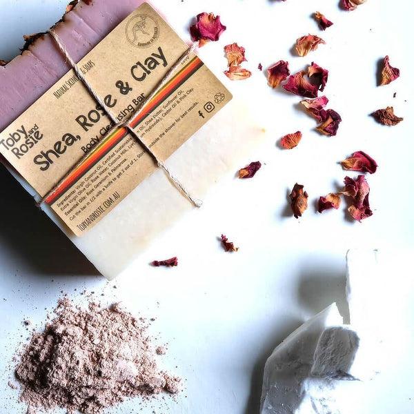 Shea, Rose & Clay Cleansing Bar