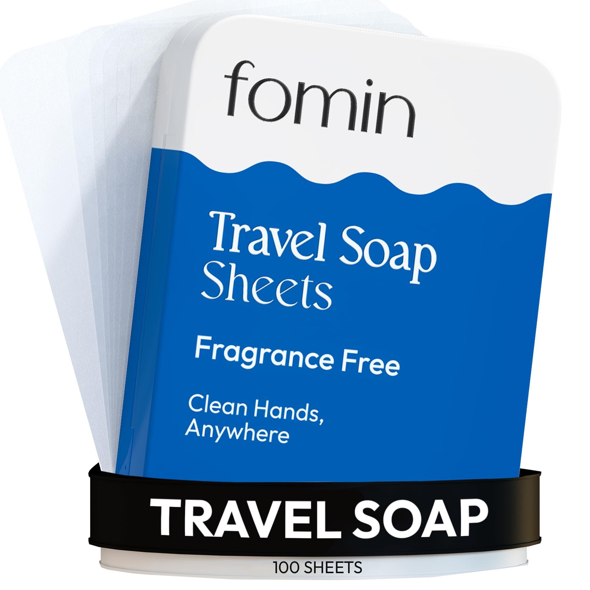 Fragrance Free/unscented Travel Soap Sheets